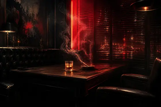Original artwork representing the crime lord villain archetype