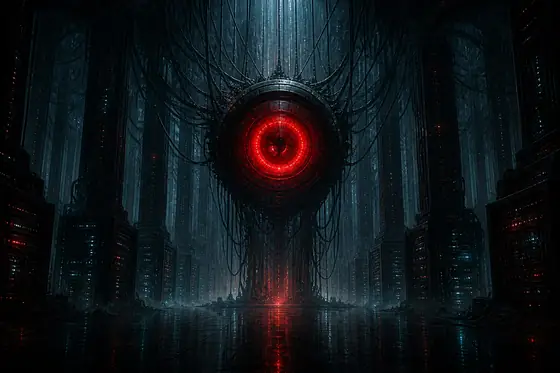 Original artwork representing the machine villain archetype