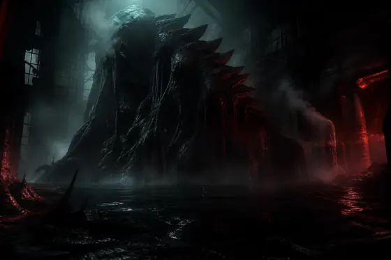 Original artwork representing the monster villain archetype