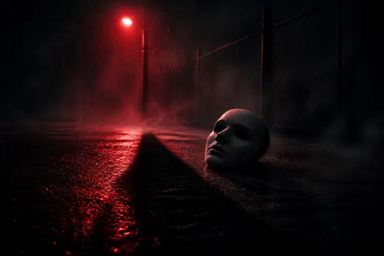 Original artwork representing the slasher villain archetype