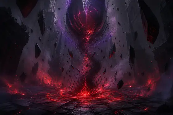 Original artwork representing the sorcerer villain archetype
